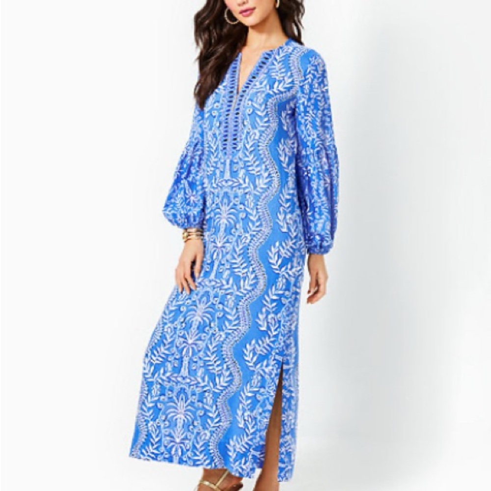 New Lilly Pulitzer Laurelie Maxi Caftan